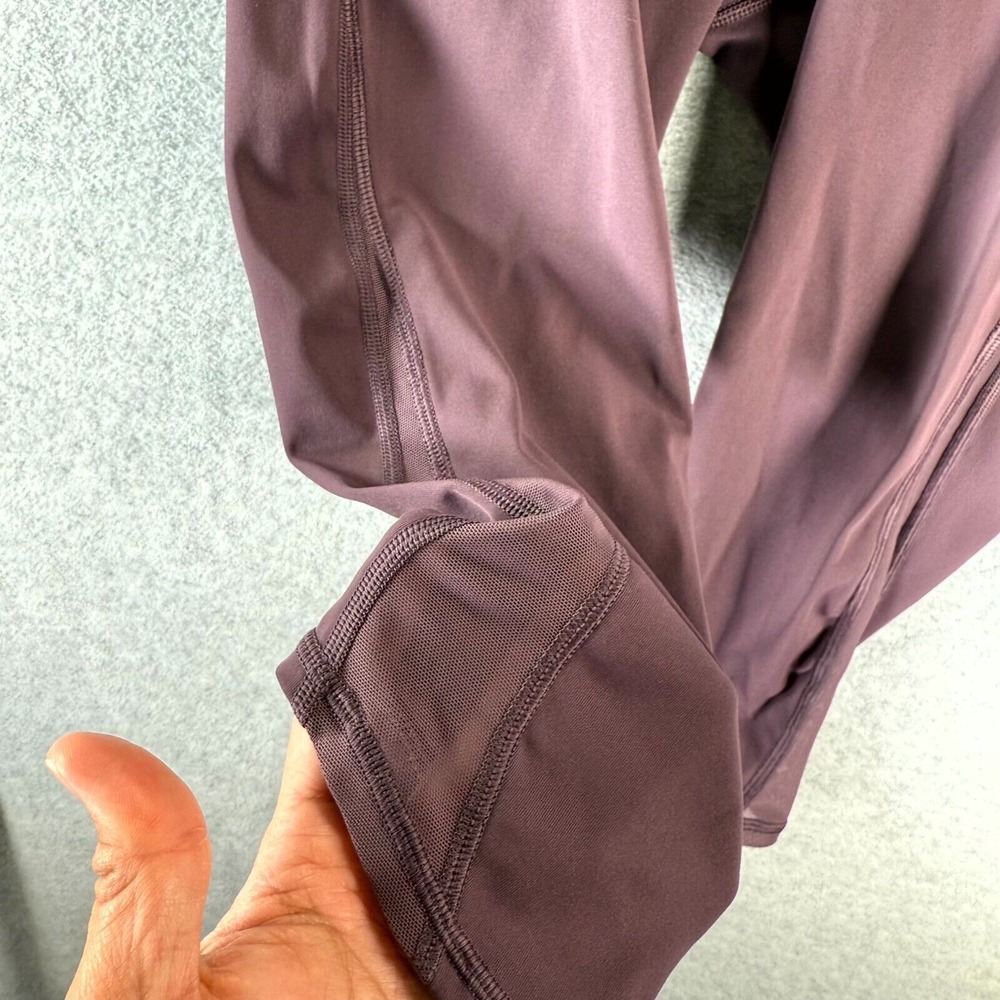 Lululemon Train Times Crop 17" Leggings Women's 6 Black Currant Full-On Luxtreme - Picture 3 of 10